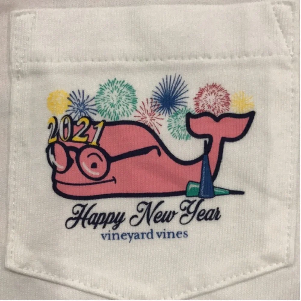 Vineyard Vines NWT New Years Long Sleeve - Picture 6 of 8